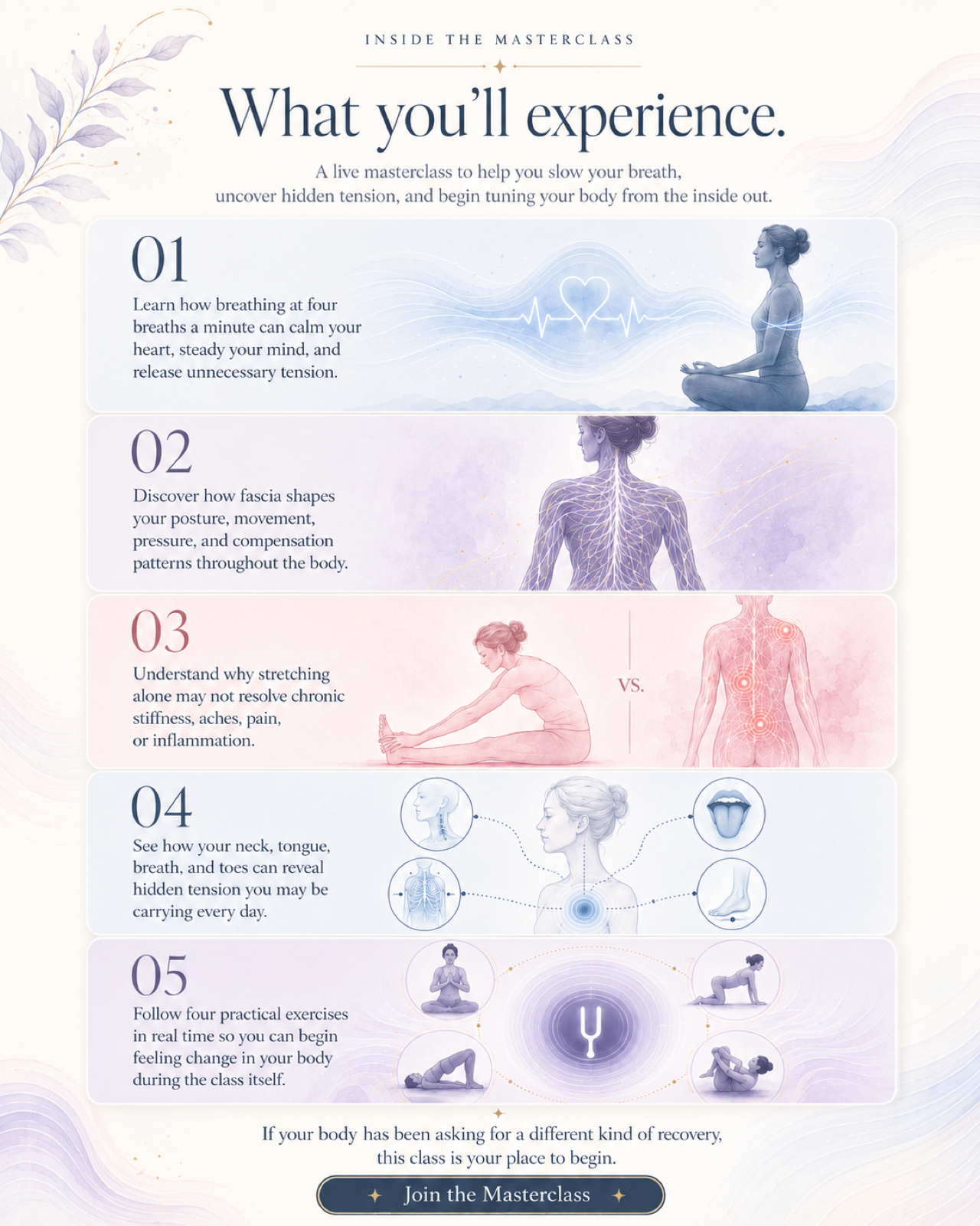 What you'll experience in the masterclass — reserve your free seat
